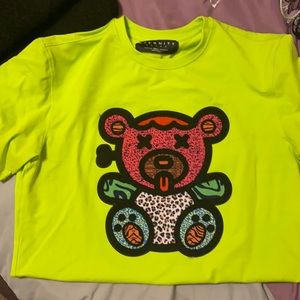 Bear Lime Green Shirt